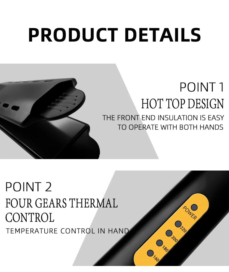 Hair Straightener Four-Gear Temperatur