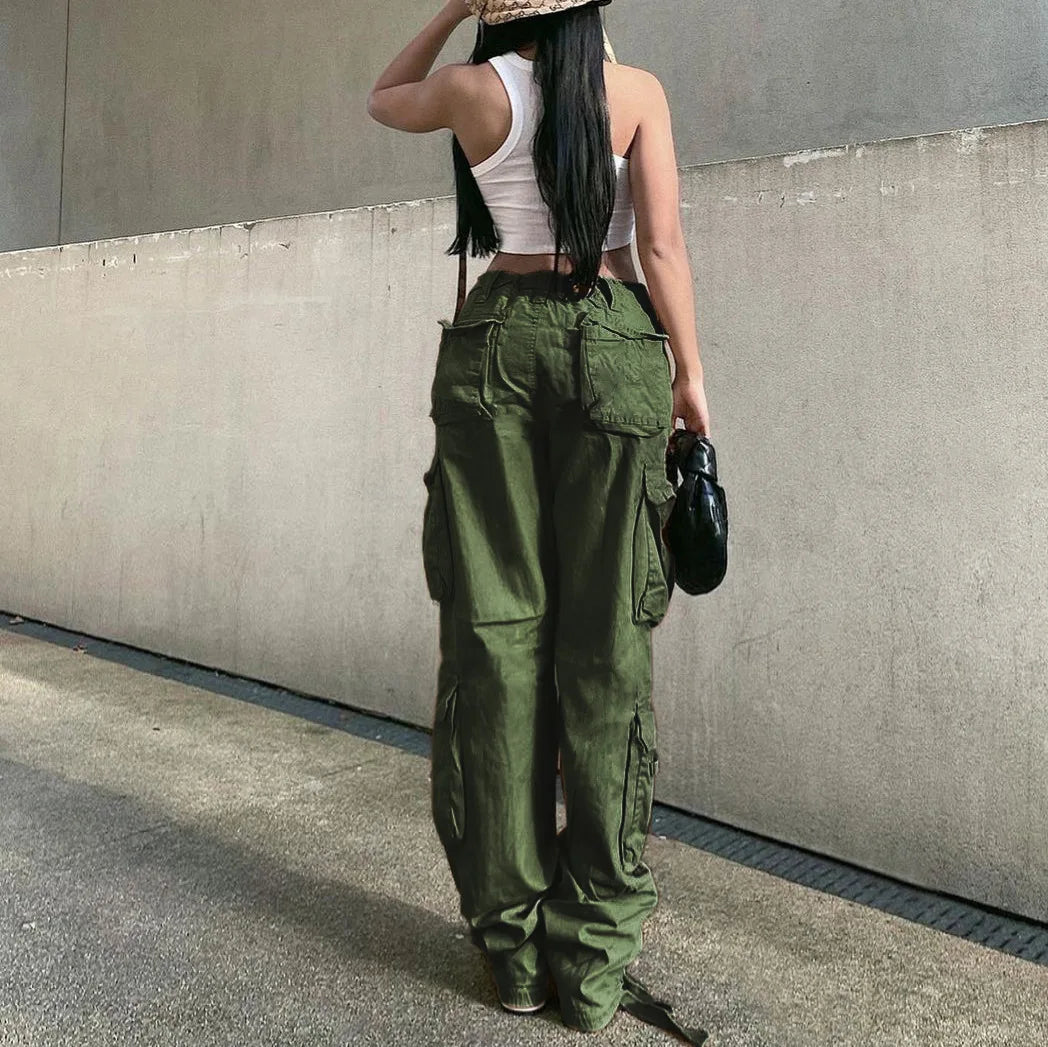 Women's Baggy Streetwear Cargo Pants Oversized