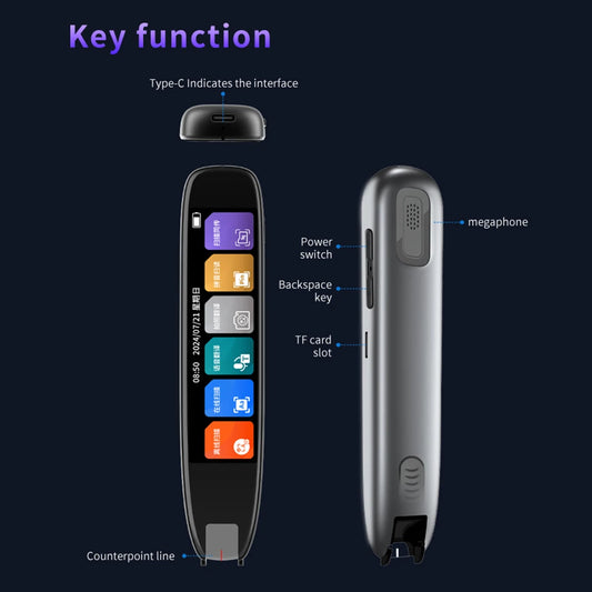 Translation Pen 142 Languages Smart Scanner Translator Pen Online/Offline Modes Recording Pen Translator Pen for Teacher Student